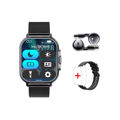Smartwatch Featuring Integrated Bluetooth Headphones