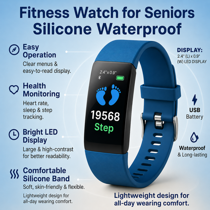 Health Tracker Smartwatch | Effortless Wellness Monitoring