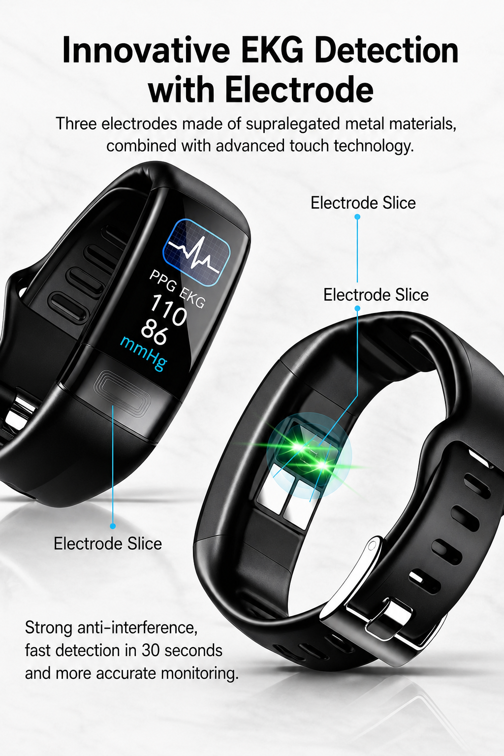 Everyday Health Tracker Smartwatch with EKG & Sleep Insights