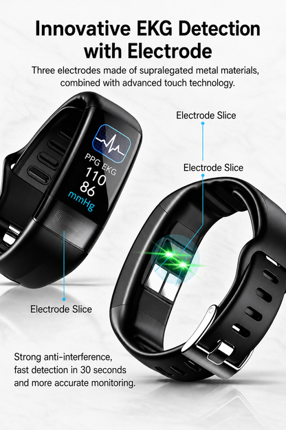 Everyday Health Tracker Smartwatch with EKG & Sleep Insights