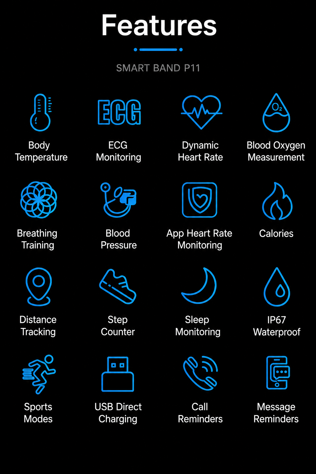 Everyday Health Tracker Smartwatch with EKG & Sleep Insights