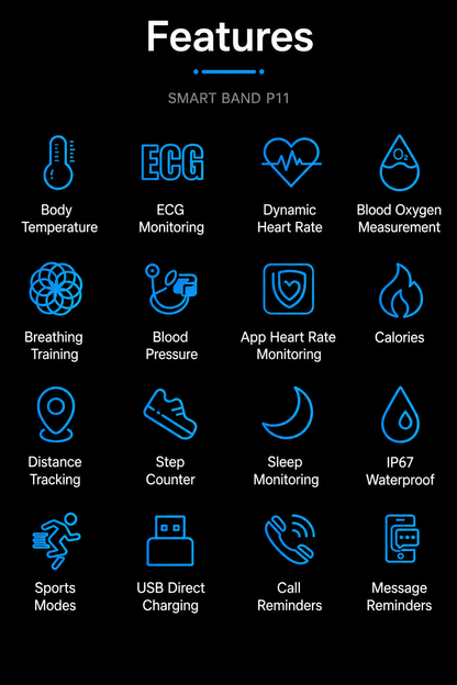 Everyday Health Tracker Smartwatch with EKG & Sleep Insights