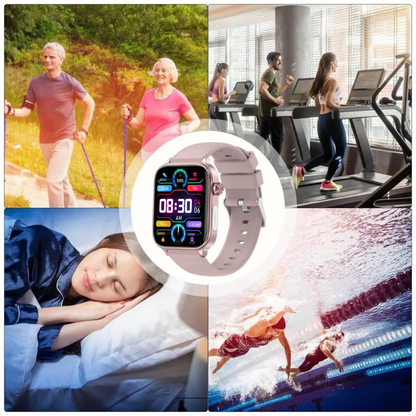 Smartwatch with SOS Emergency Alert and Location Tracking - Health Monitoring