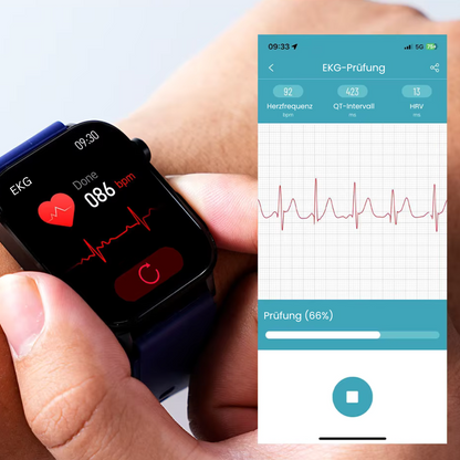 Smartwatch with SOS Emergency Alert and Location Tracking - Health Monitoring
