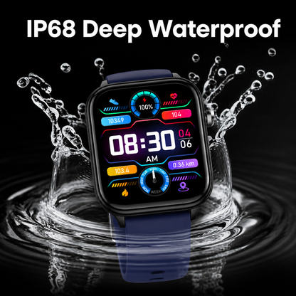 Advanced Health Monitoring Smartwatch with Emergency Alert