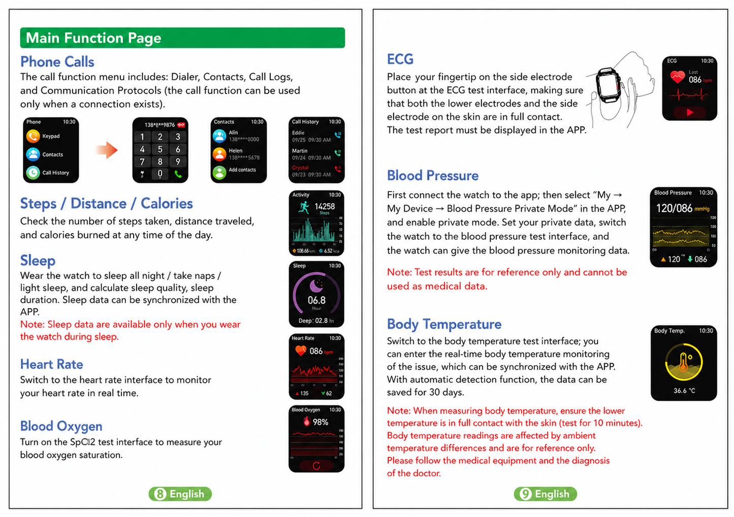 Advanced Health Monitoring Smartwatch with Emergency Alert