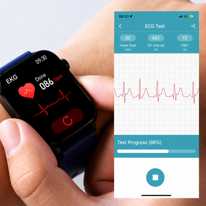 Advanced Health Monitoring Smartwatch with Emergency Alert