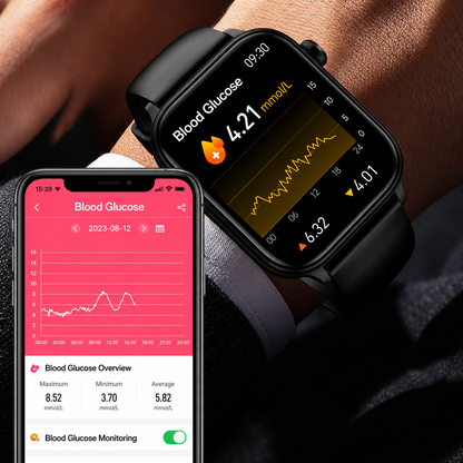 Advanced Health Monitoring Smartwatch with Emergency Alert