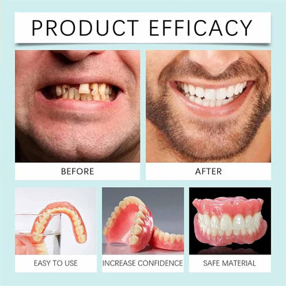 ConfidenceSmile™ Silicone Denture Kit – Enjoy a Pain-Free, Secure Smile All Day