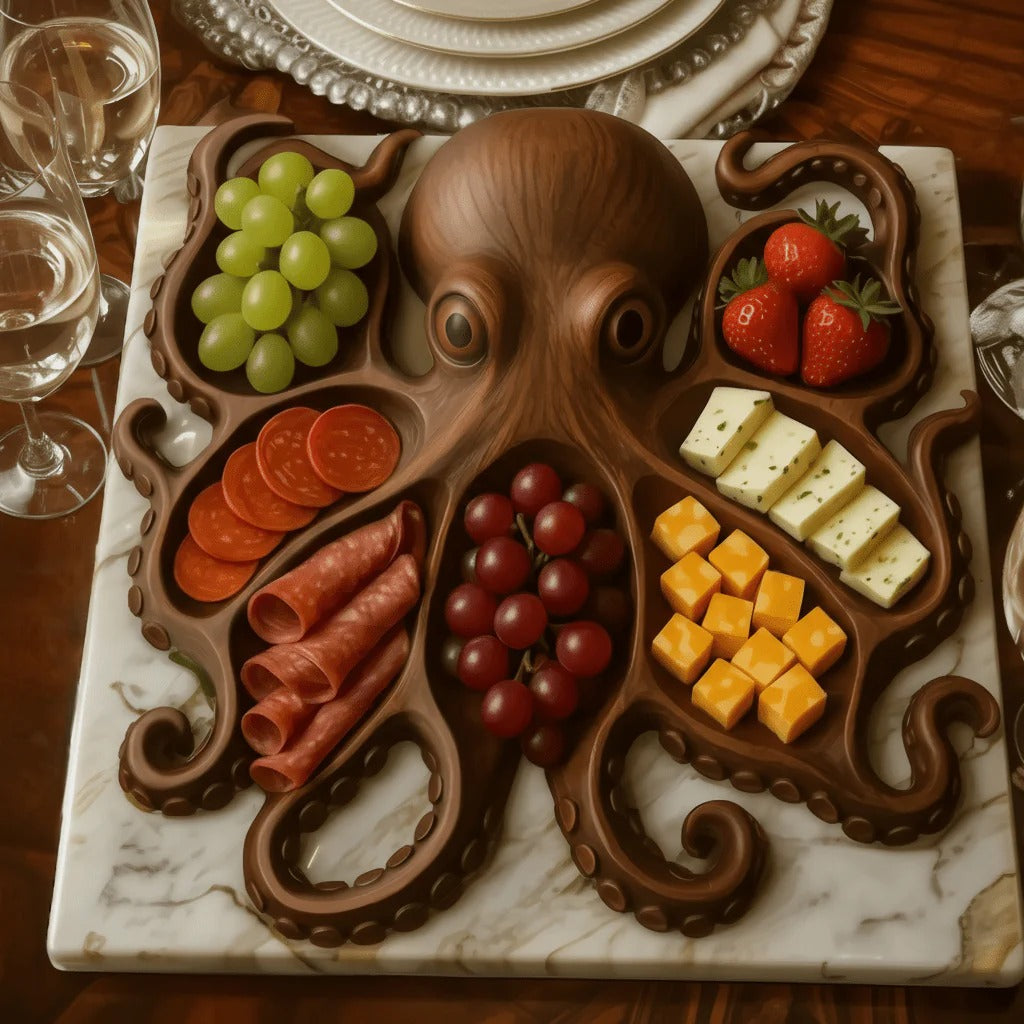 Wildlife Snack Board | Premium Wooden Serving Tray