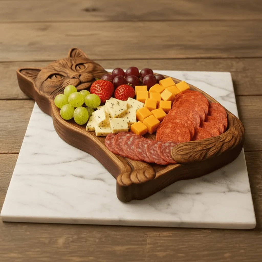 Wildlife Snack Board | Premium Wooden Serving Tray