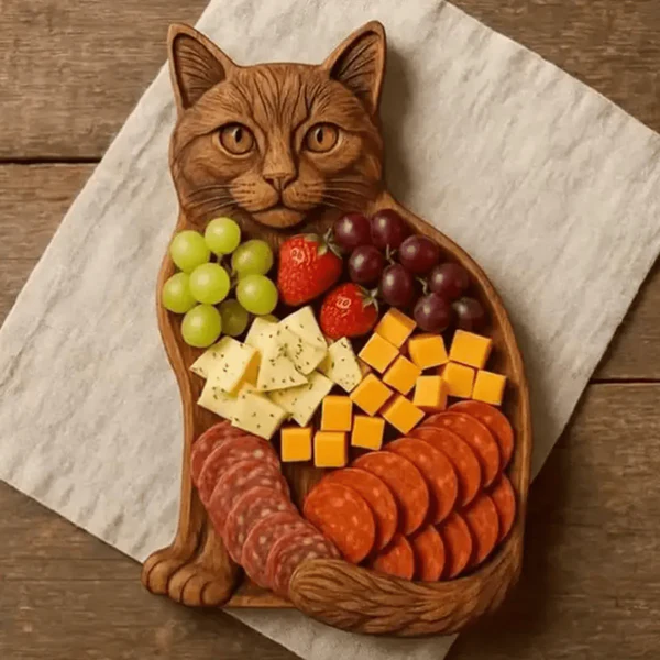 Wildlife Snack Board | Premium Wooden Serving Tray