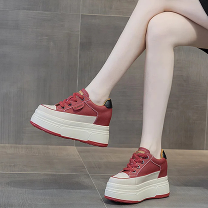 Elevator Shoes with 9 cm Platform Height for Contemporary Women