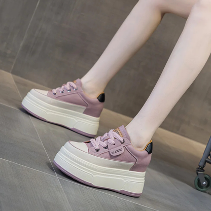 Elevator Shoes with 9 cm Platform Height for Contemporary Women
