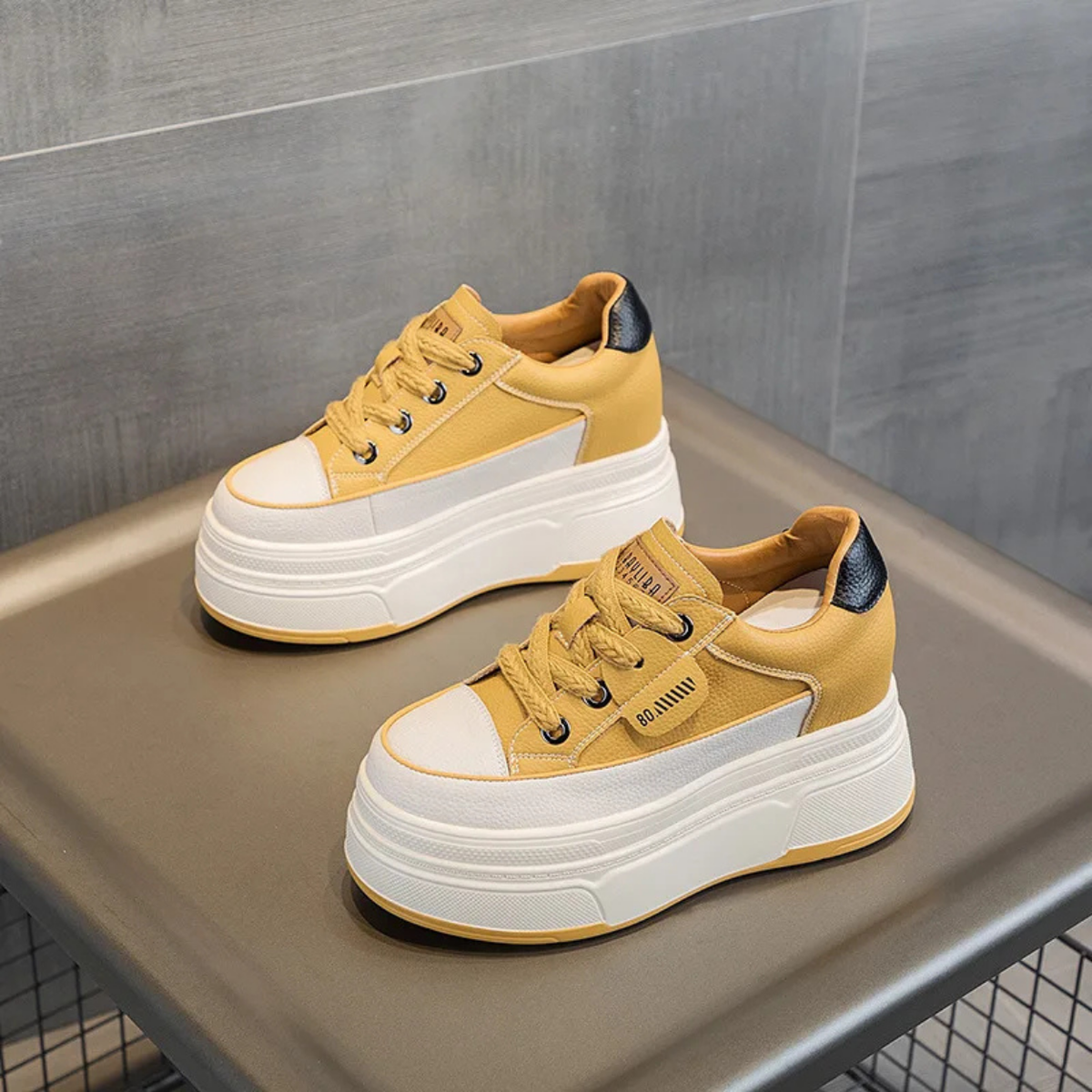 Elevator Shoes with 9 cm Platform Height for Contemporary Women