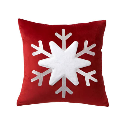 Charming Winter Snowflake Decorative Pillow Cover
