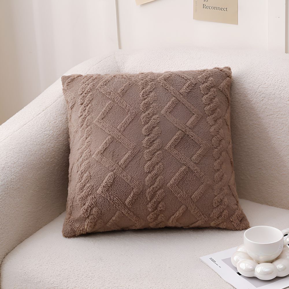 Cozy Luxe Cushion Cover for Home & Travel