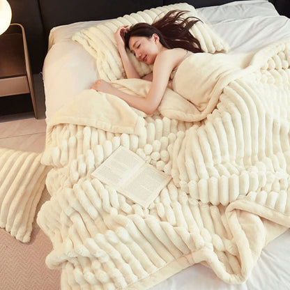 Plush Microfiber Luxury Throw Blanket