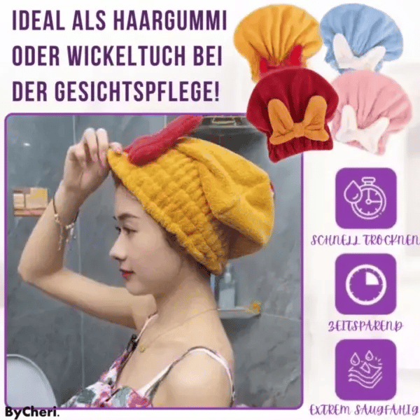 RapidDry Hair Turban | Achieve Quick and Effortless Drying!