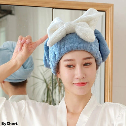 RapidDry Hair Turban | Achieve Quick and Effortless Drying!