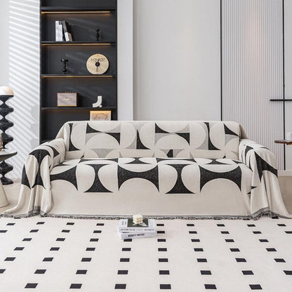 Chic Geometric Sofa Protector