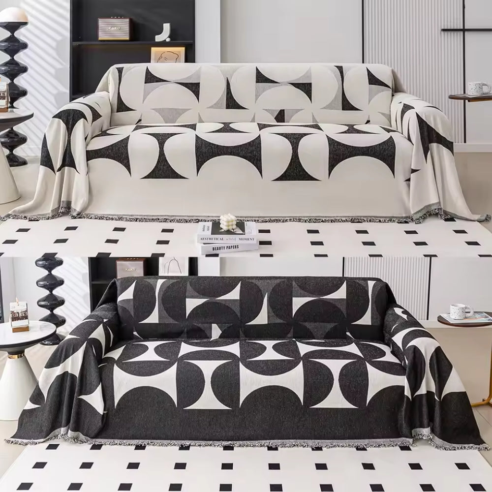 Chic Geometric Sofa Protector