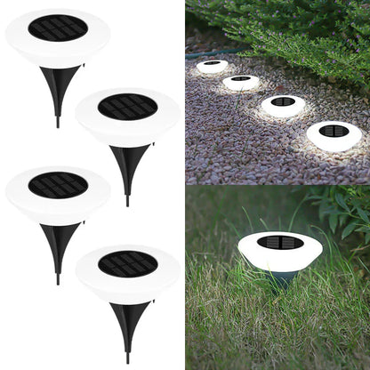 Eco-Friendly Solar Ground Lights with Automatic Dusk Sensor