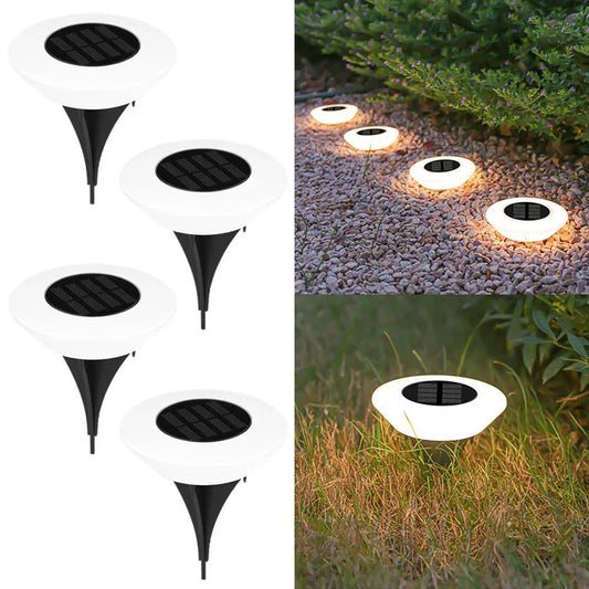 Eco-Friendly Solar Ground Lights with Automatic Dusk Sensor