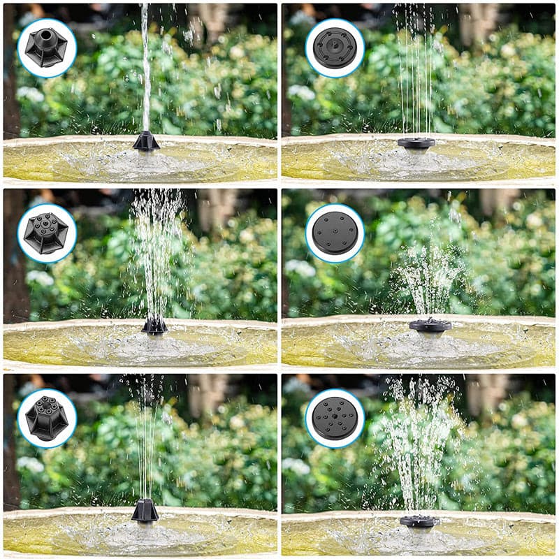 Solar-Powered Fountain for Water Features