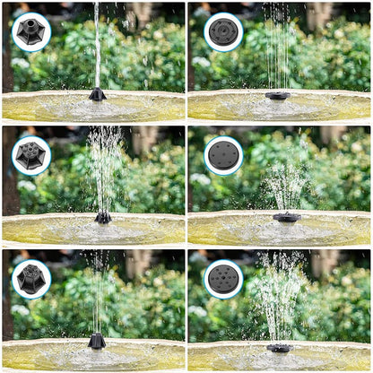 Solar-Powered Fountain for Water Features