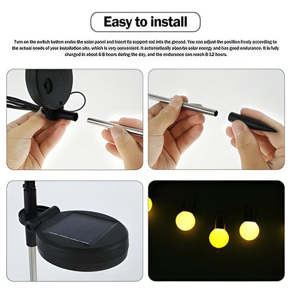 Outdoor Solar Garden Lights for Pathway and Landscape Illumination