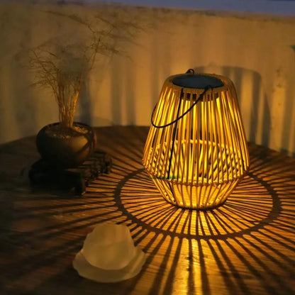 Enchanting Solar Lantern | Automatic Twilight Sensor | Rustic Charm