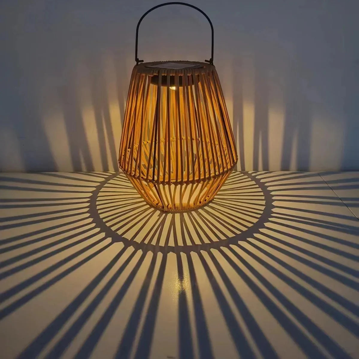 Enchanting Solar Lantern | Automatic Twilight Sensor | Rustic Charm
