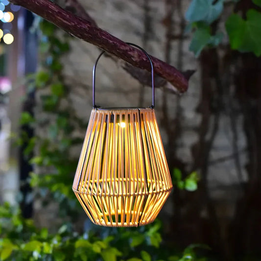 Enchanting Solar Lantern | Automatic Twilight Sensor | Rustic Charm