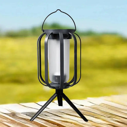 Solar Light with Real Flame Effect - BurstGlow Design