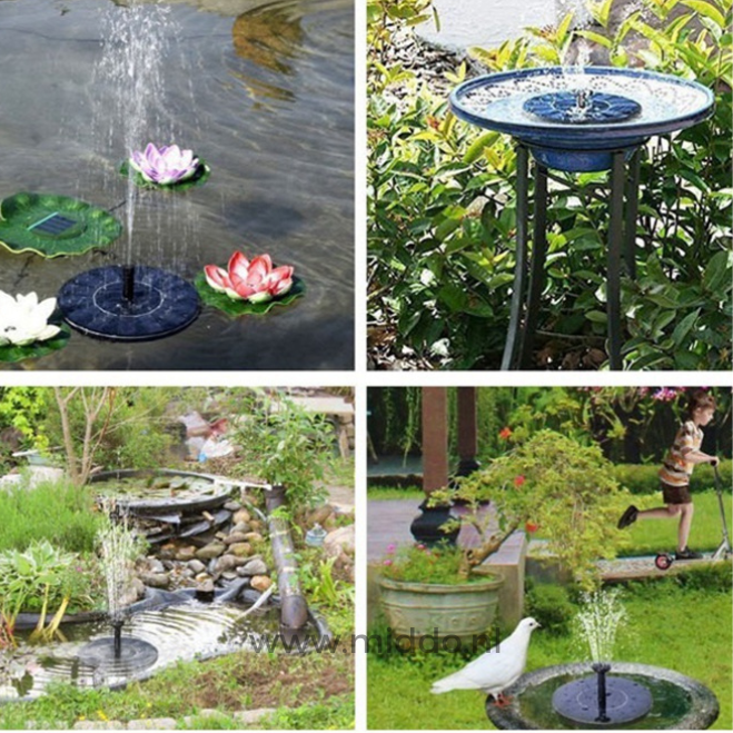 EcoFlow Solar Fountain | Eco-Friendly Water Feature for Ponds and Pools with Sustainable Energy Supply