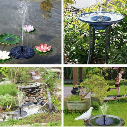 EcoFlow Solar Fountain | Eco-Friendly Water Feature for Ponds and Pools with Sustainable Energy Supply