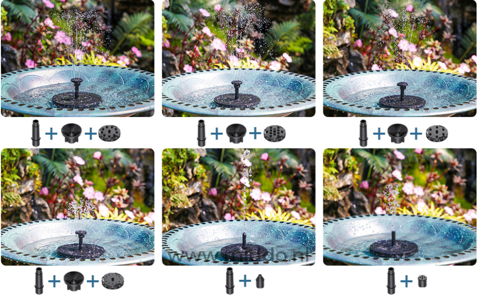 EcoFlow Solar Fountain | Eco-Friendly Water Feature for Ponds and Pools with Sustainable Energy Supply