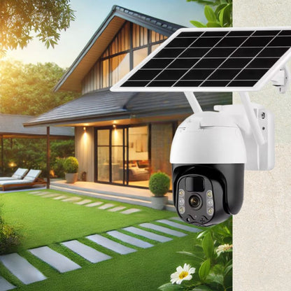 2K Solar WIFI PTZ Camera with Night Vision and Auto-Tracking