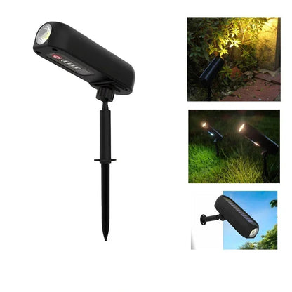 EcoSmart Solar LED Garden Spotlight with Dual Lighting Modes