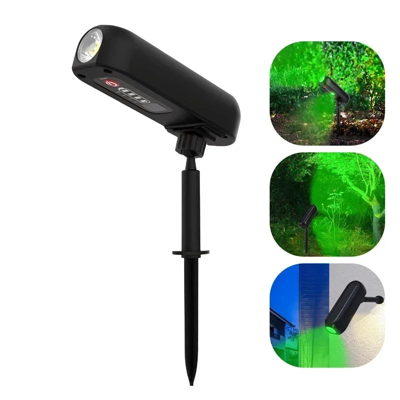 EcoSmart Solar LED Garden Spotlight with Dual Lighting Modes