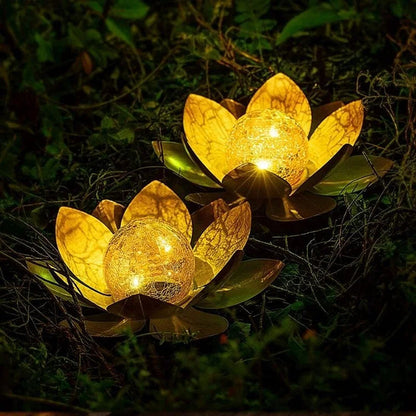 LuxeBloom – Solar Lotus Lantern for Enchanting Outdoor Illumination