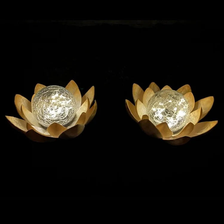 LuxeBloom – Solar Lotus Lantern for Enchanting Outdoor Illumination