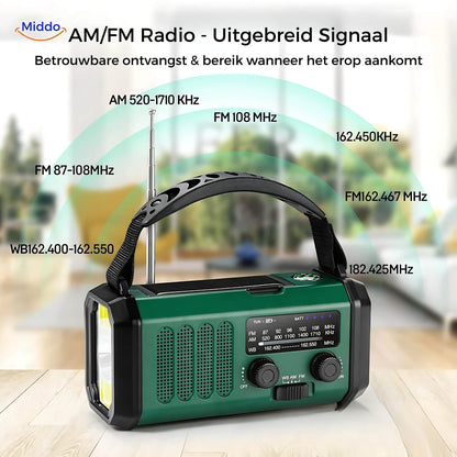 Multi-Function Solar Lamp | Flashlight, Reading Light, Compass & Solar Rechargeable for Adventures