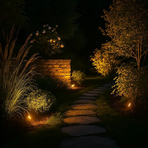 Energy-saving Solar Garden Spotlight for Outdoor Use