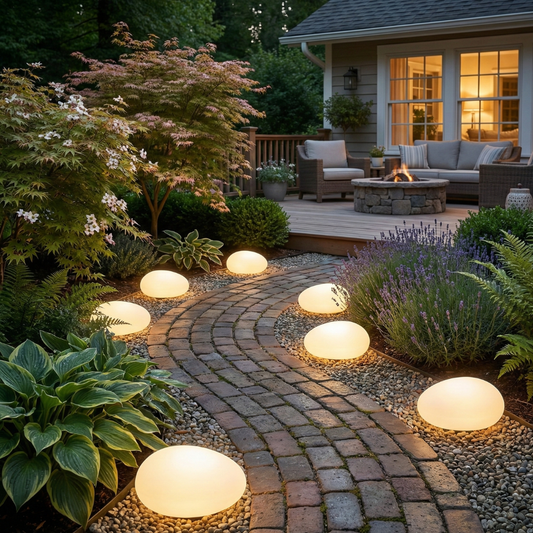 LED Solar Garden Pathway Light – Outdoor Landscape Illumination