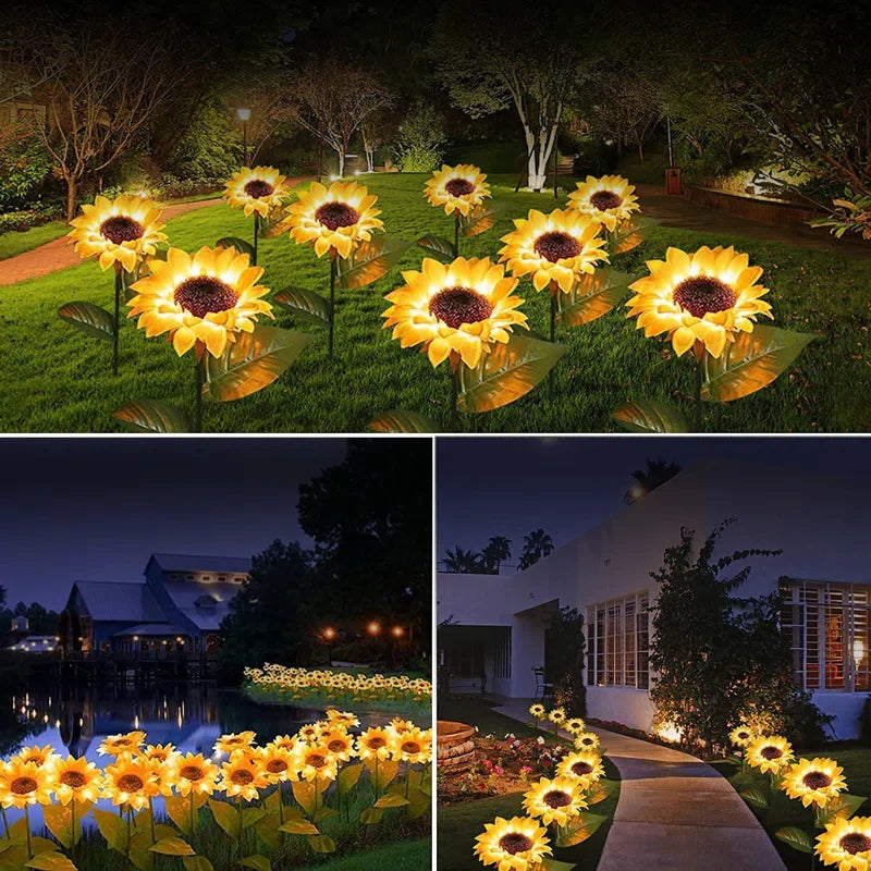 Outdoor Solar Sunflower Lights – GardenGlow [Last Day Discount]