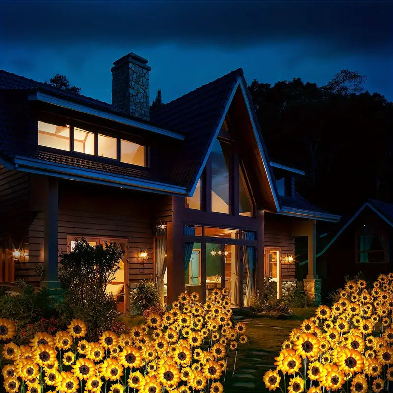 Outdoor Solar Sunflower Lights – GardenGlow [Last Day Discount]