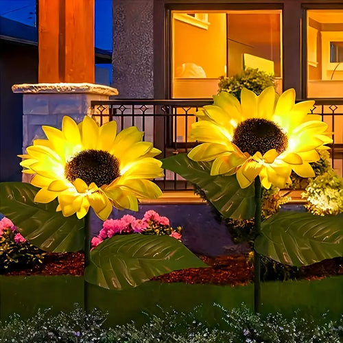 Outdoor Solar Sunflower Lights – GardenGlow [Last Day Discount]