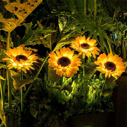 Outdoor Solar Sunflower Lights – GardenGlow [Last Day Discount]